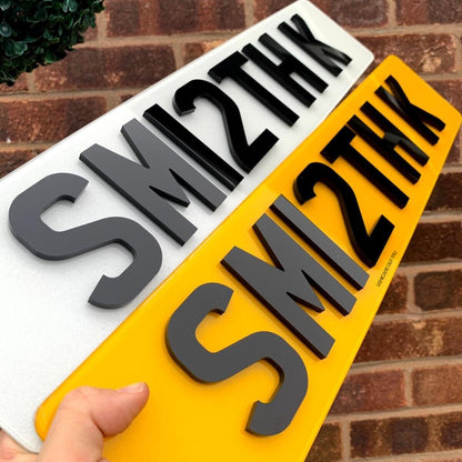 4D Number Plates