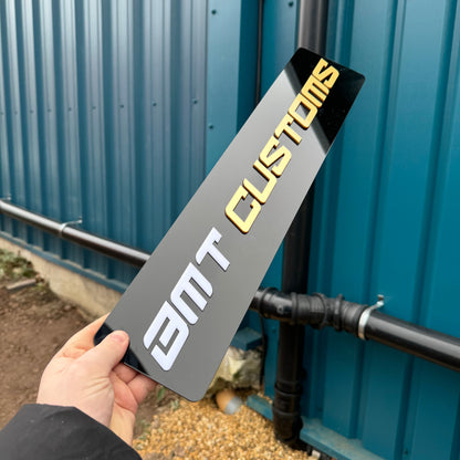 Custom Business Logo Plate